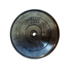 Диск обрезиненный BARBELL ATLET 25 кг / диаметр 26 мм